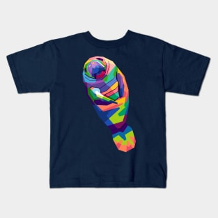 MANATEE POP ART Kids T-Shirt